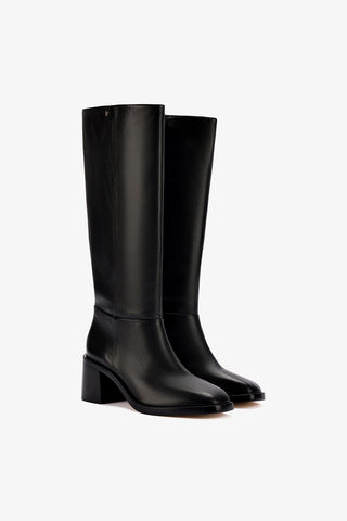 Bota Ricky Couro Preto Womens - Shoes - Boots Larroudé