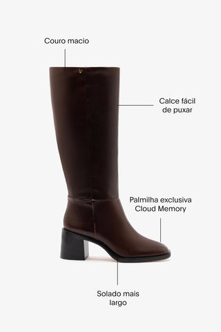 Bota Ricky Couro Marrom Womens - Shoes - Boots Larroudé