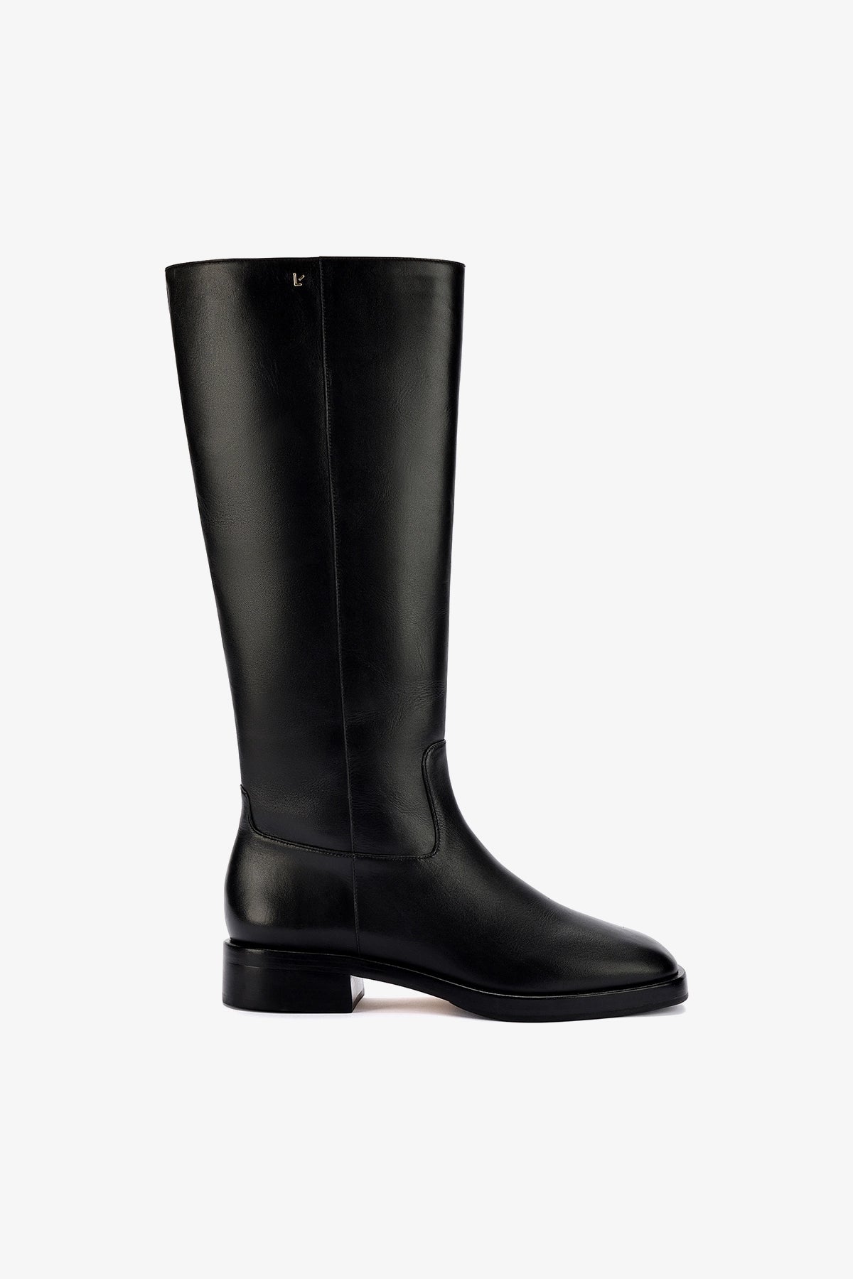 Bota Anne Couro Preto Larroudé