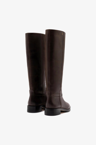 Bota Anne Couro Marrom Womens - Shoes - Boots Larroudé