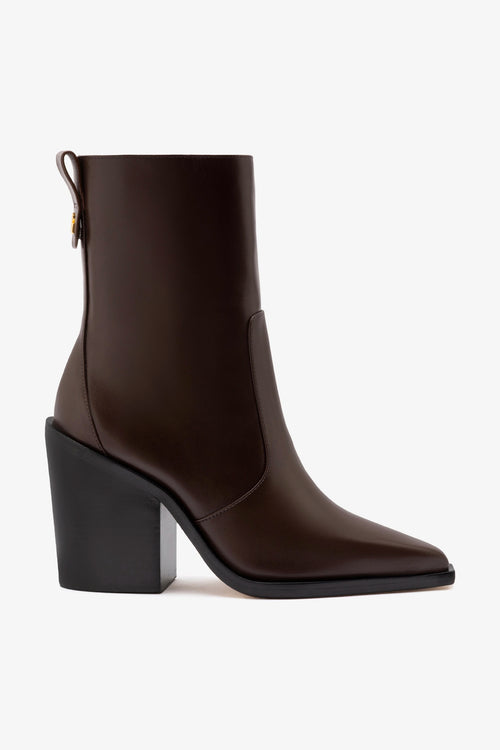Bota James Couro Marrom Larroudé