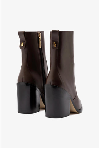 Bota James Couro Marrom Womens - Shoes - Booties Larroudé