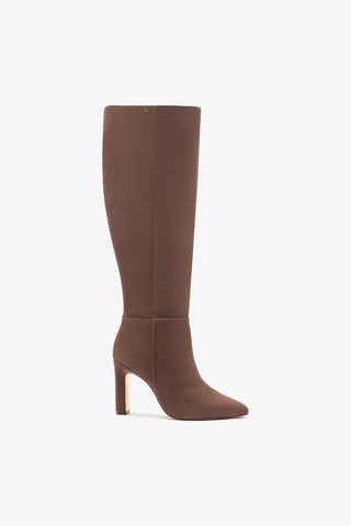 Bota Cindy Hi Camurça Marrom