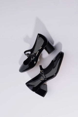 Blair Block Pump In Black Patent
