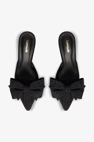 Mini Elle Pump In Black Fabric