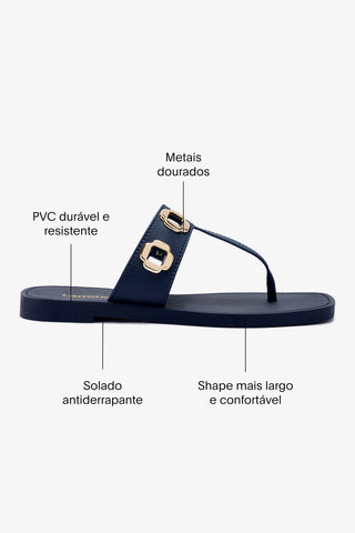 Flat Milan S PVC Azul
