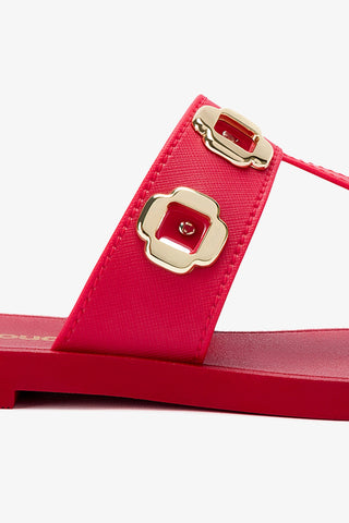 Milan S In Scarlet PVC Jellys Larroudé