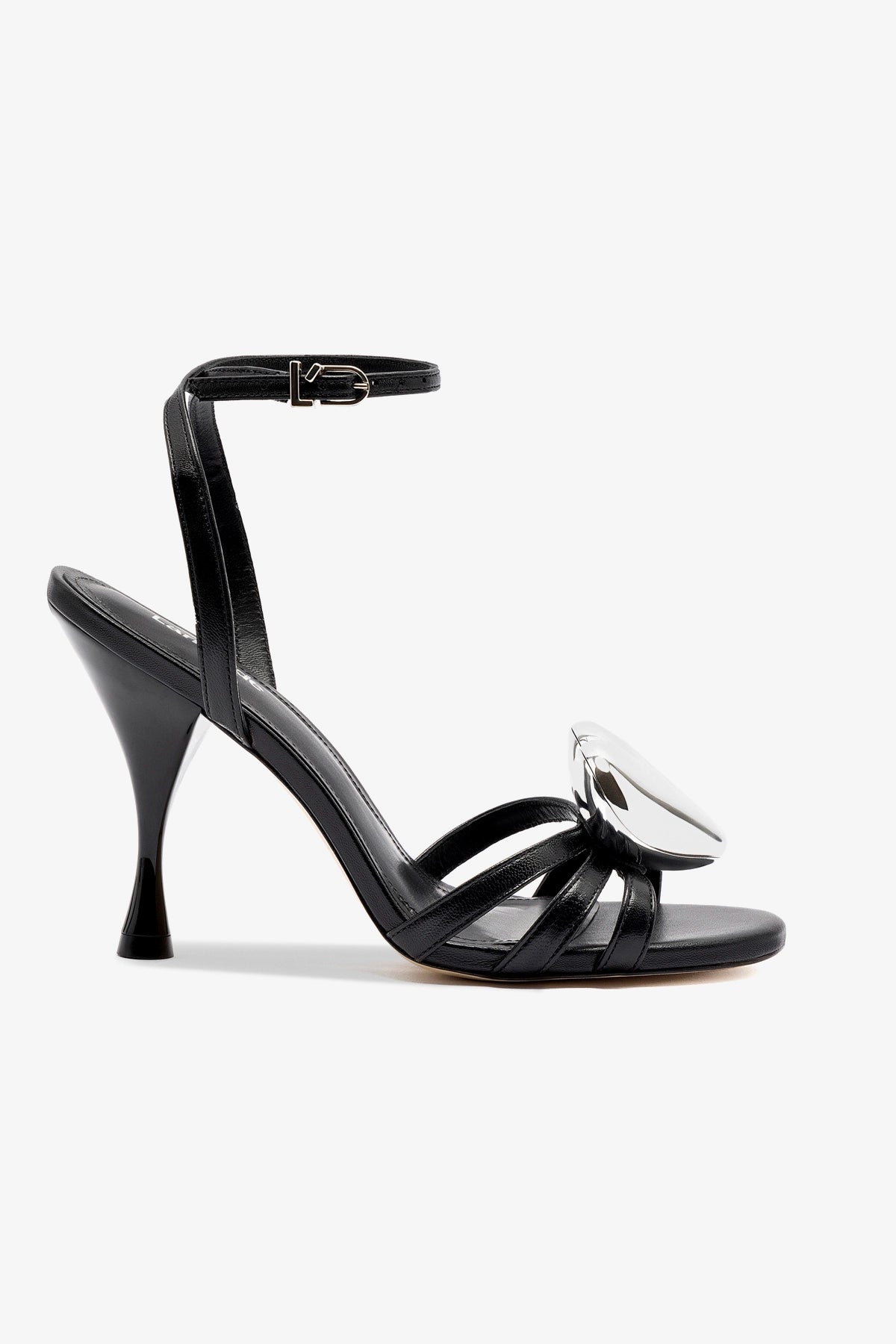 Amore Sandal in Black Leather