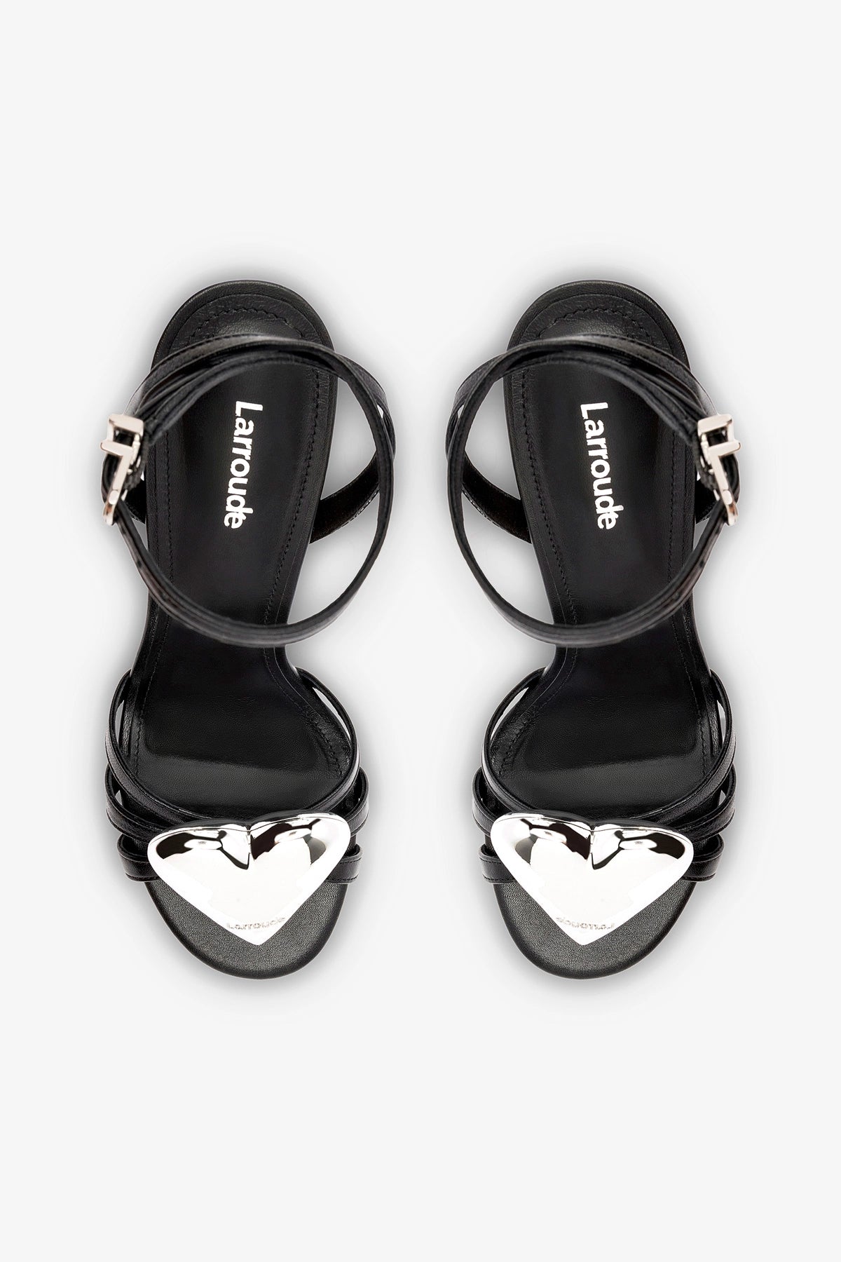 Amore Sandal in Black Leather