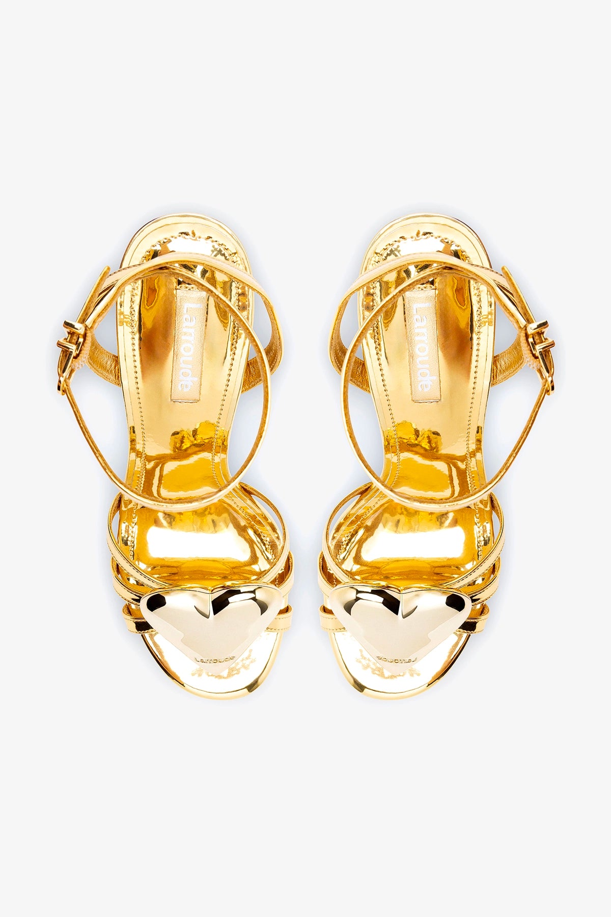 Amore Sandal in Gold Specchio