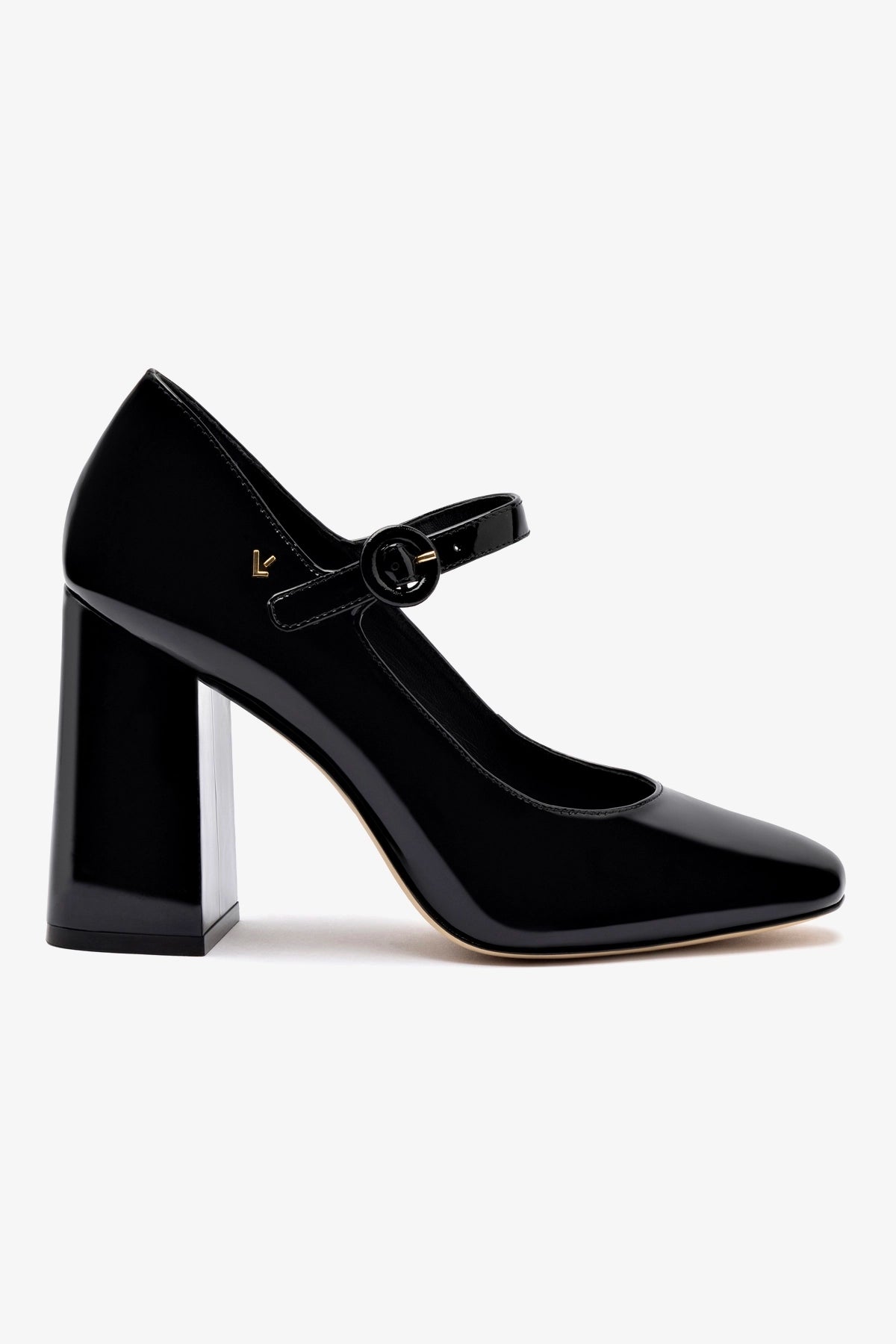 Blair Hi Pump In Black Patent Leather