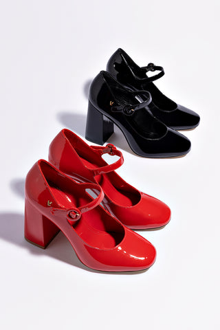 Blair Hi Pump In Black Patent Leather