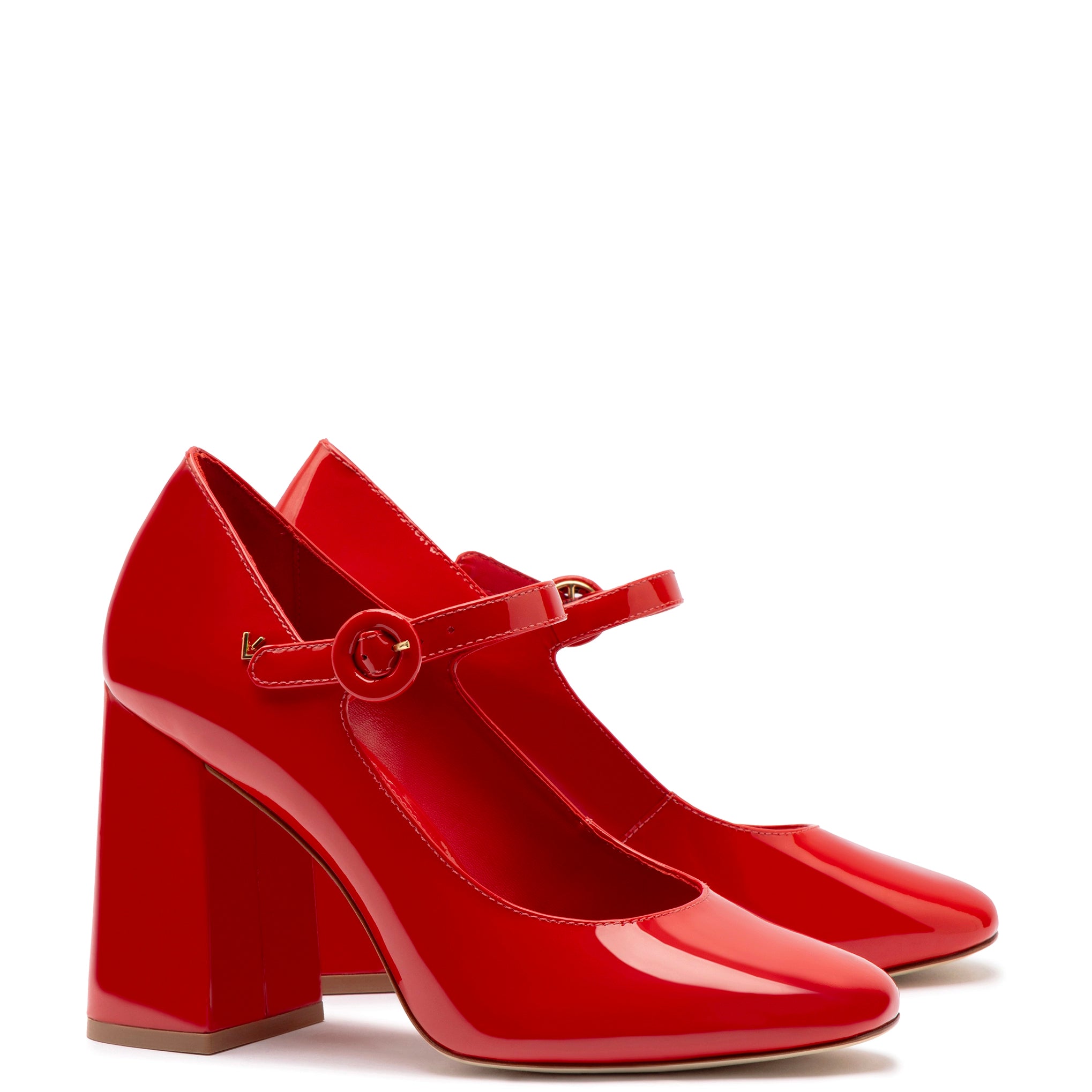 Blair Hi Pump In Scarlet Patent Leather