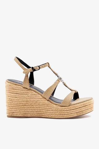 Sandália Espadrille Hana Ráfia Bege Womens - Shoes - Sandals Larroudé