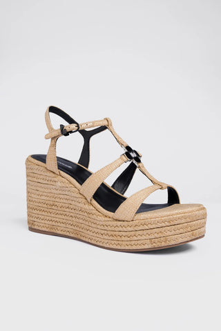 Sandália Espadrille Hana Ráfia Bege Womens - Shoes - Sandals Larroudé