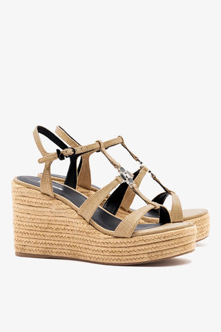 Sandália Espadrille Hana Ráfia Bege Womens - Shoes - Sandals Larroudé