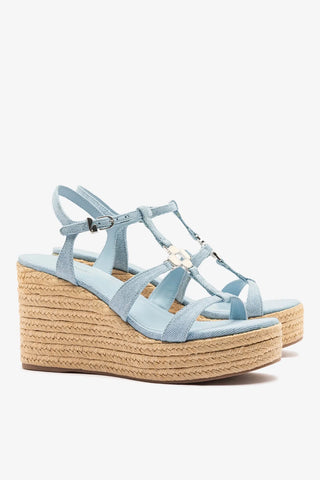 Sandália Espadrille Hana Jeans Azul Womens - Shoes - Sandals Larroudé