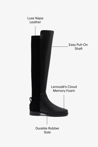 Bergen Boot In Black Leather
