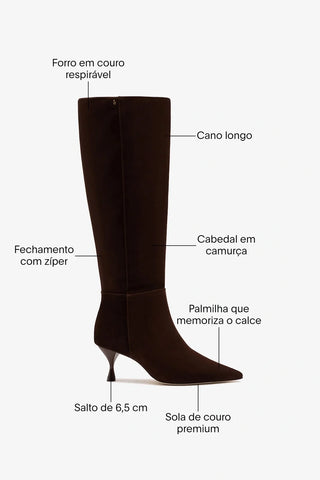 Bota Georgia CamurÃ§a Marrom ABC