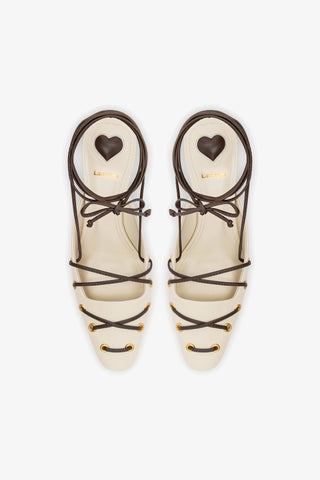 Mule Amarração Amal Couro Off White