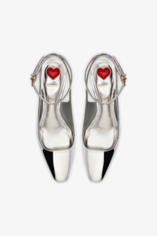 Amal Pump In Silver Specchio