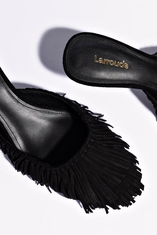 Sienna Mule In Black Suede