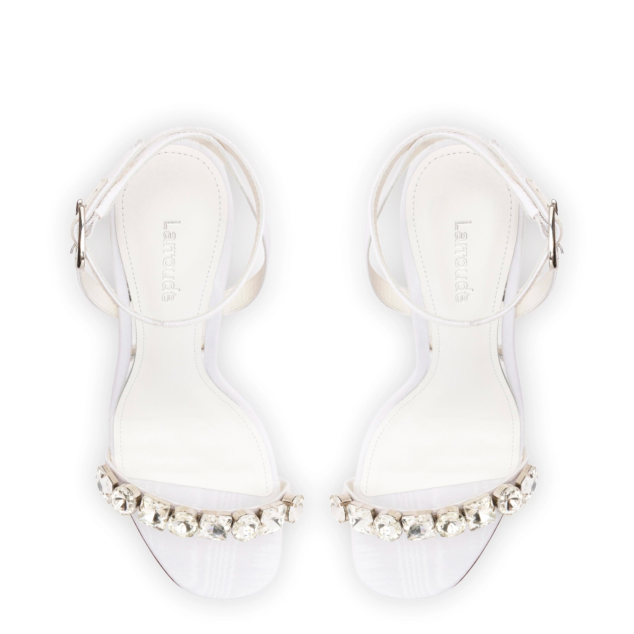 Calypso Sandal In White Fabric