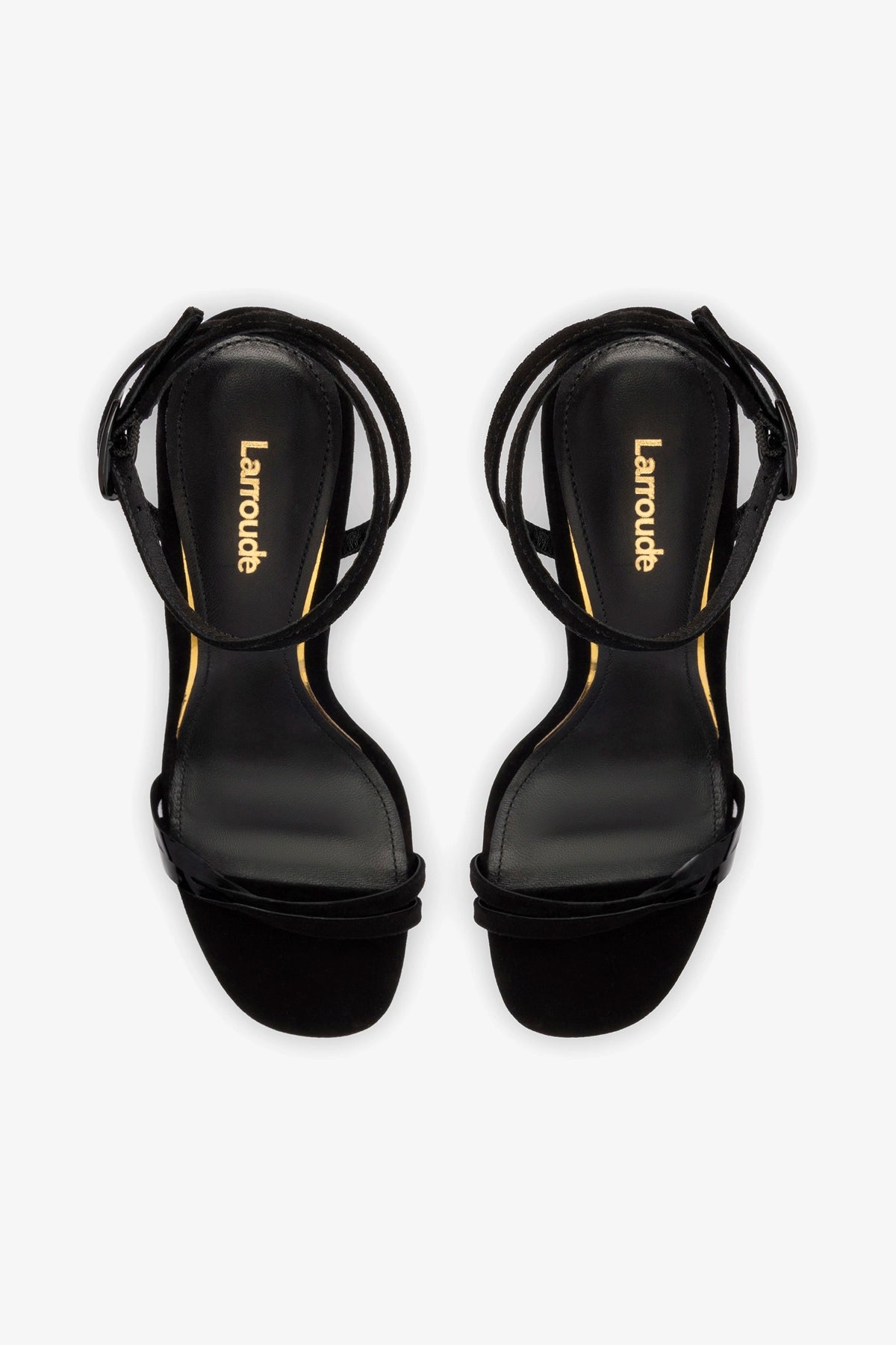 Vesper Sandal In Black Suede