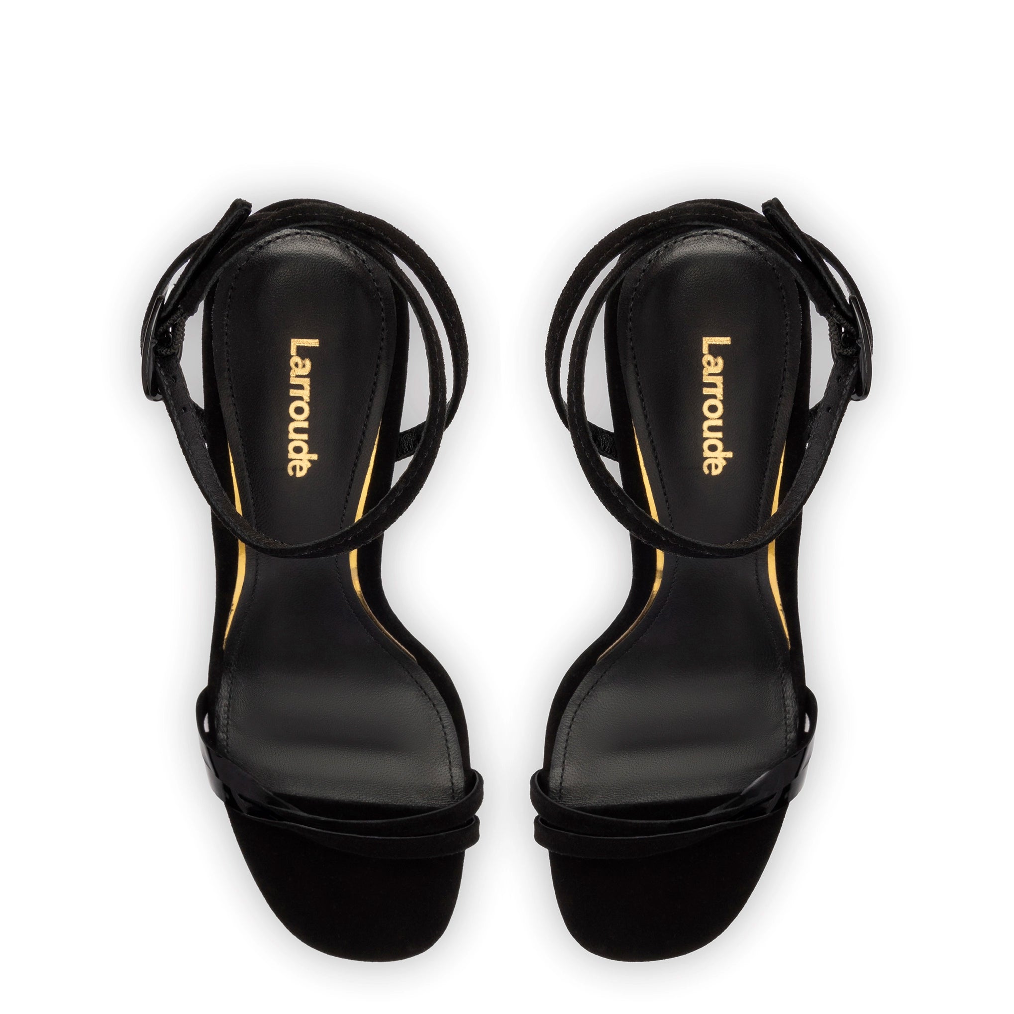 Vesper Sandal In Black Suede