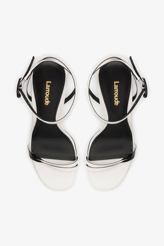 Vesper Sandal In White Leather