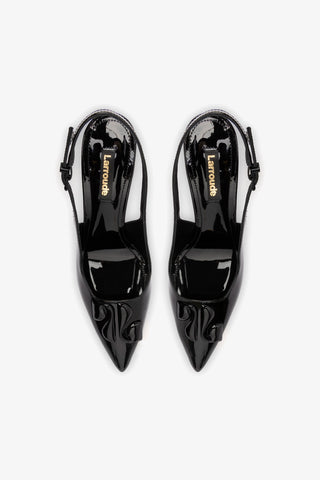 Slingback Kaitlan LL Couro Preto