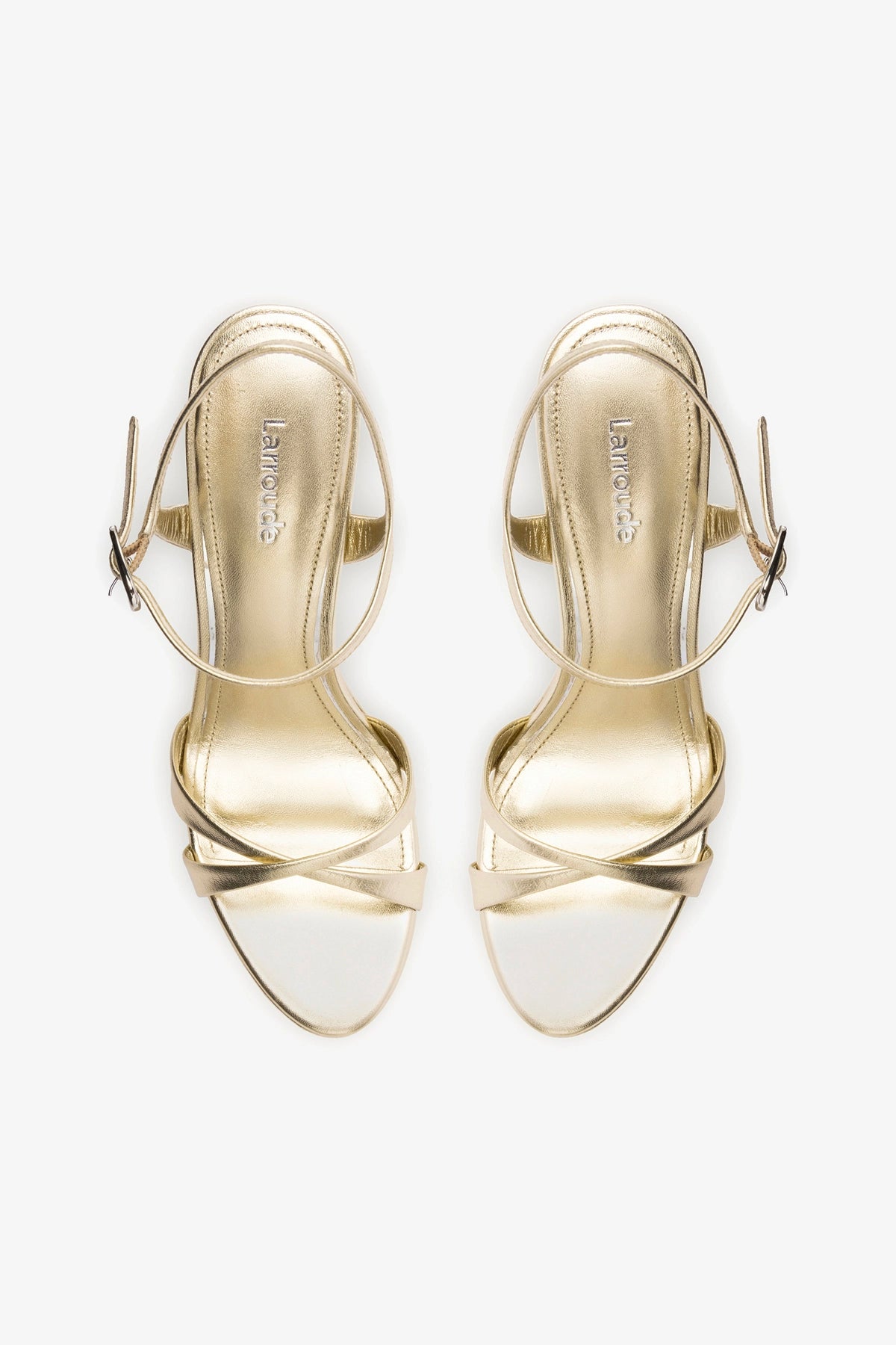 Angelina Sandal In Gold Metallic Leather