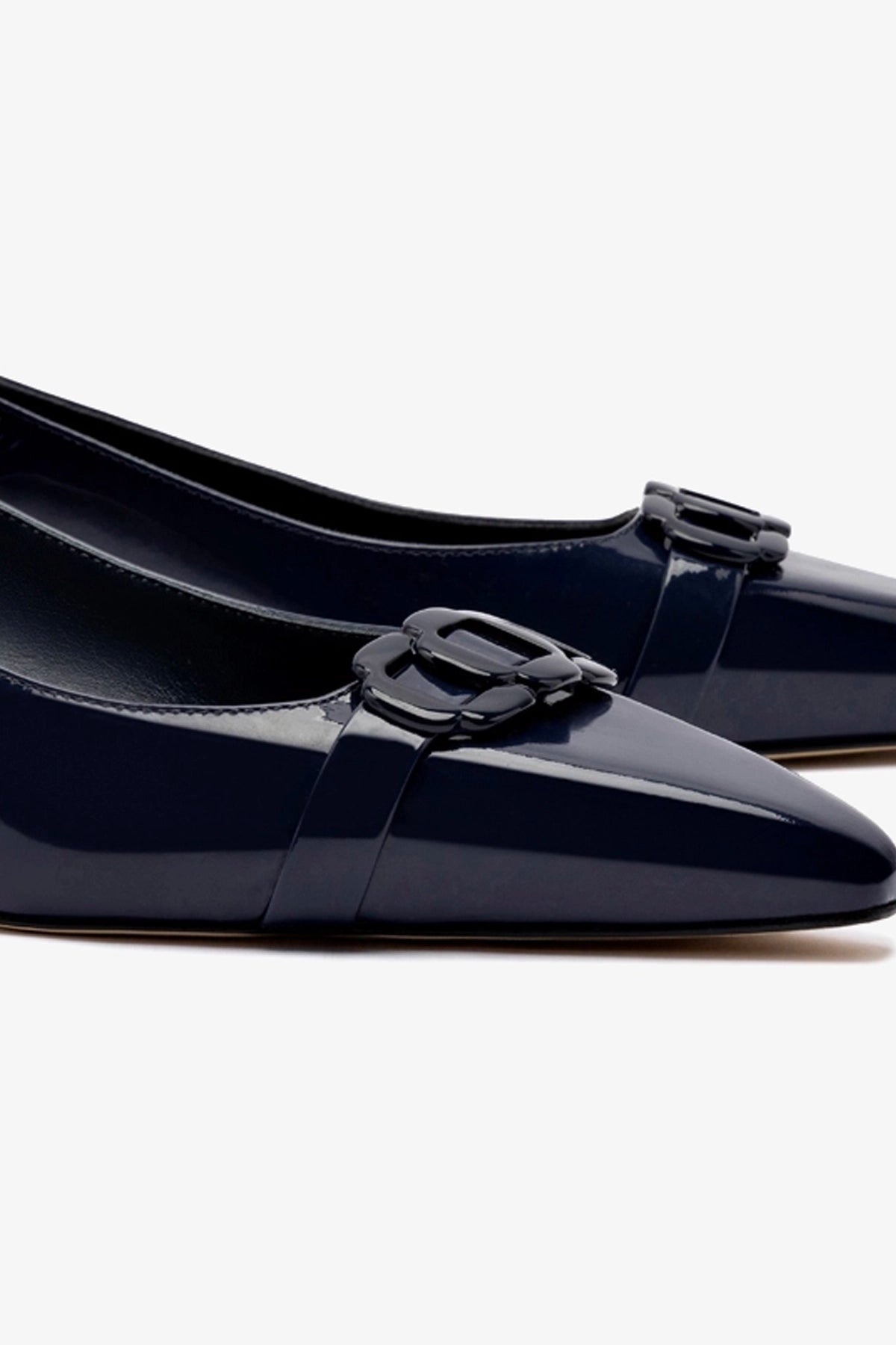 Franca Pump In Navy Patent Leather