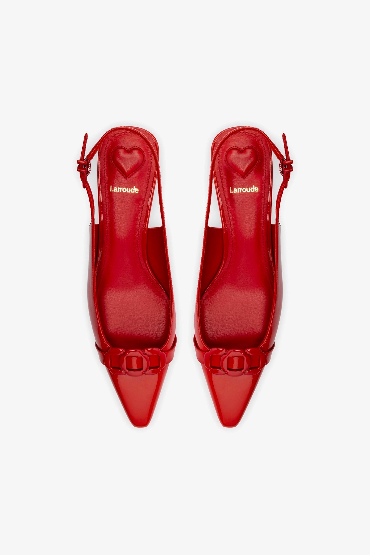 Franca Pump In Scarlet Patent Leather