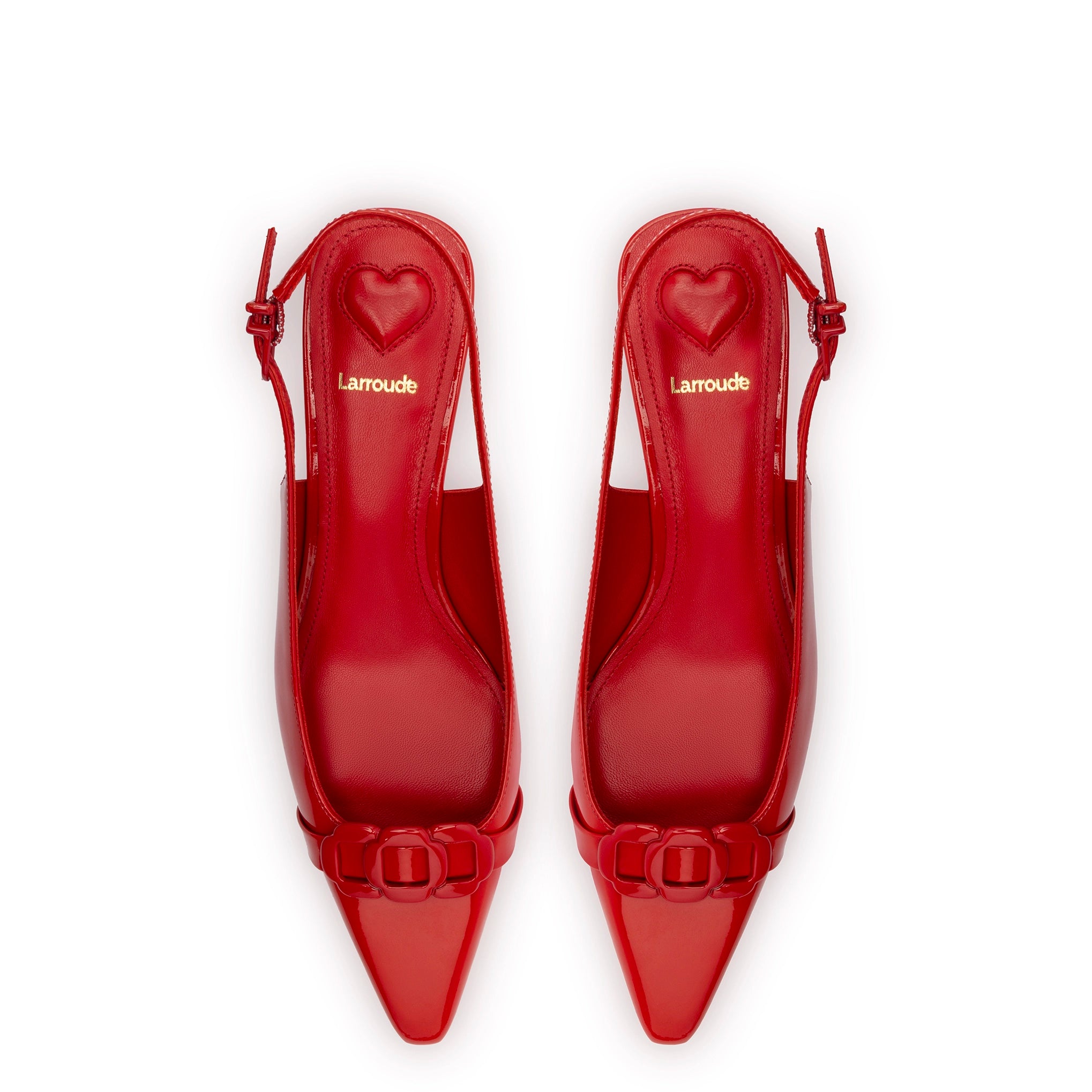 Franca Pump In Scarlet Patent Leather