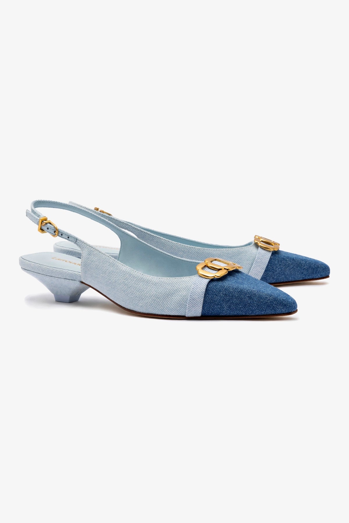 Franca Pump In Blue Denim