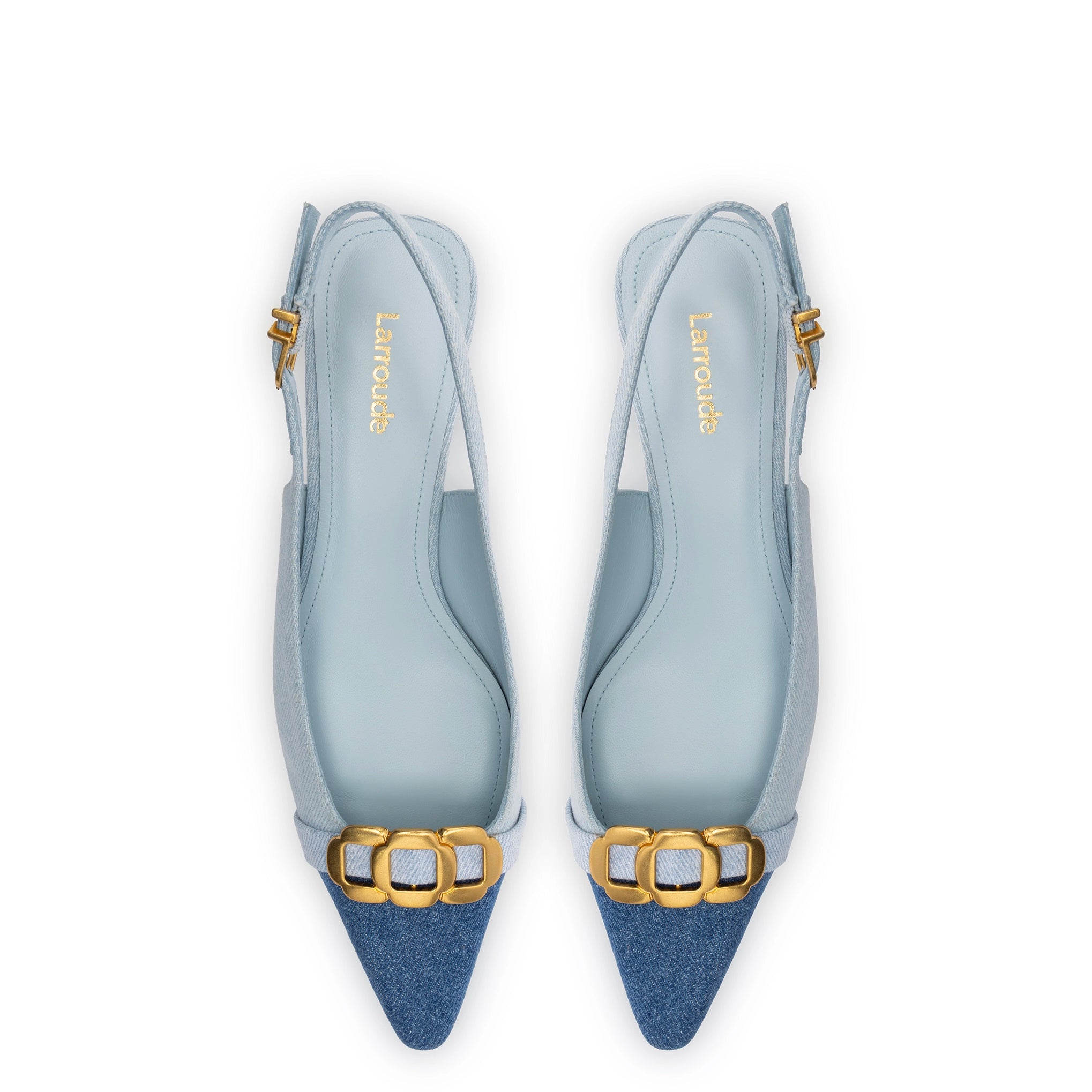 Franca Pump In Blue Denim