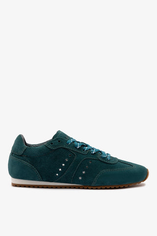 Tênis Stella Camurça Azul Sneaker Larroudé