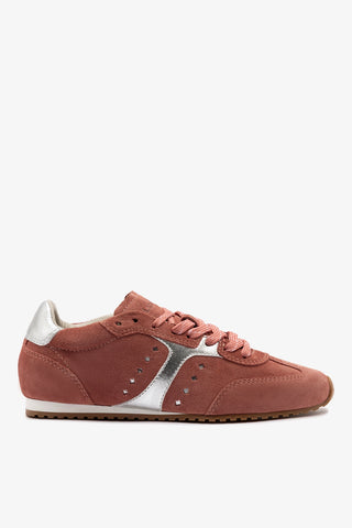 Tênis Stella Camurça Rosa Sneaker Larroudé