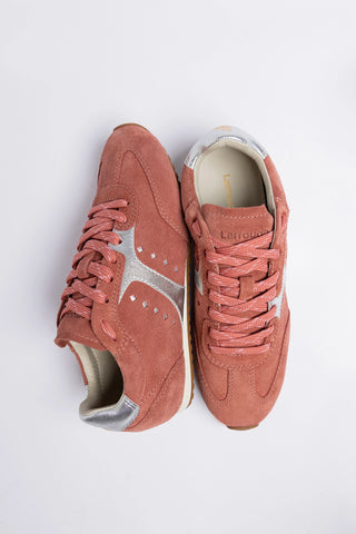 Tênis Stella Camurça Rosa Sneaker Larroudé