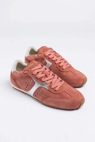 Tênis Stella Camurça Rosa Sneaker Larroudé
