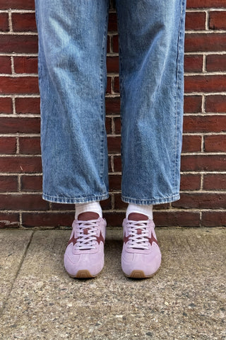 Tênis Stella Camurça Lilás Sneaker Larroudé