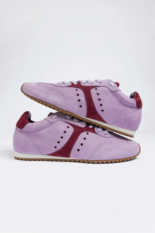 Tênis Stella Camurça Lilás Sneaker Larroudé