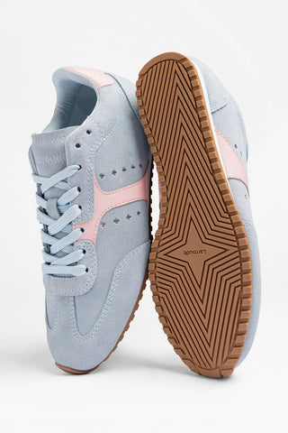 Tênis Stella Camurça Azul-claro Sneaker Larroudé