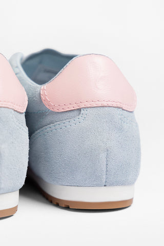 Tênis Stella Camurça Azul-claro Sneaker Larroudé