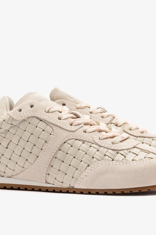 Tênis Stella Macramê Couro e Camurça Cinza