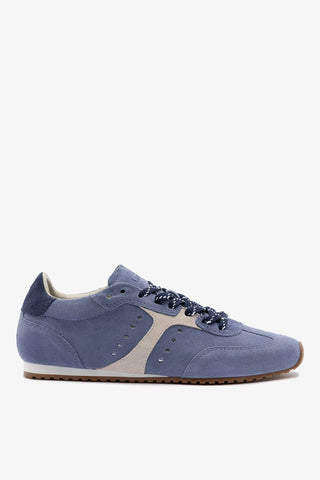 Tênis Stella Camurça Azul Sneaker Larroudé