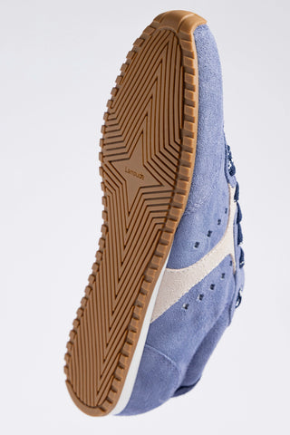 Tênis Stella Camurça Azul Sneaker Larroudé