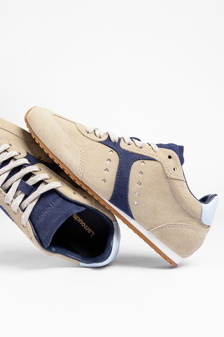Tênis Stella Camurça Cinza Sneaker Larroudé