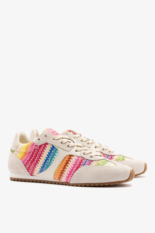 Tênis Stella Ráfia Multicor Womens - Shoes - Sneakers Larroudé
